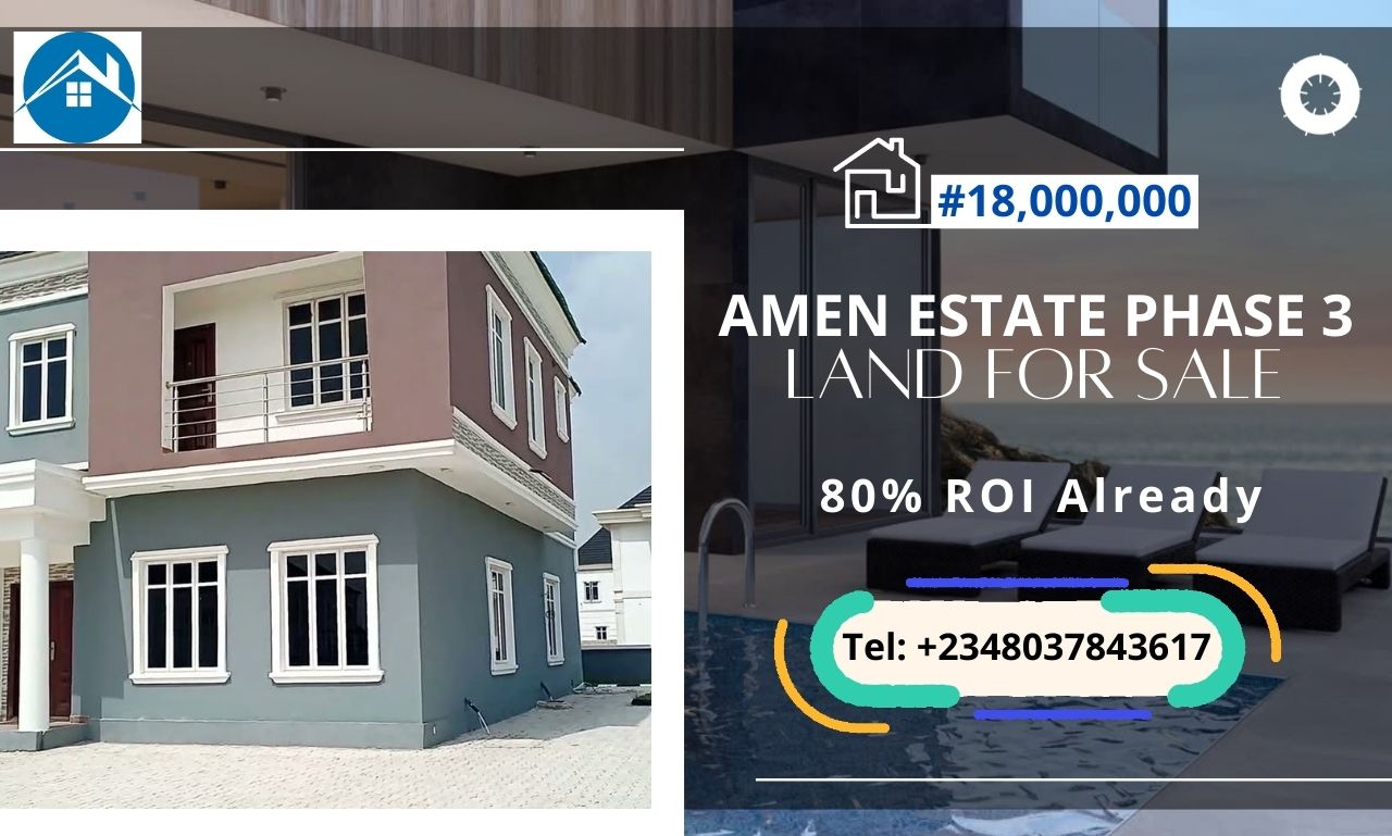 Amen Estate Phase 3 land for sale
